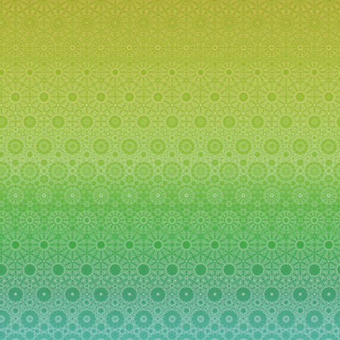 Hoffman Spectrum Print Bloom! Y5809 115 Grass Geo Ombre By The Yard