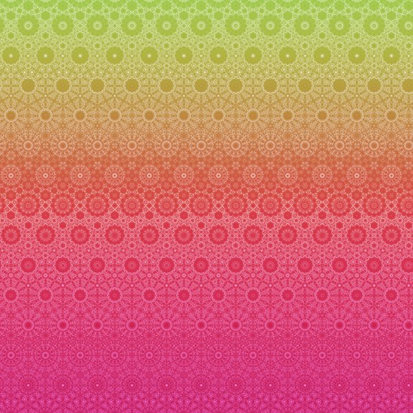 Hoffman Spectrum Print Bloom! Y5809 151 Sunset Geo Ombre By The Yard