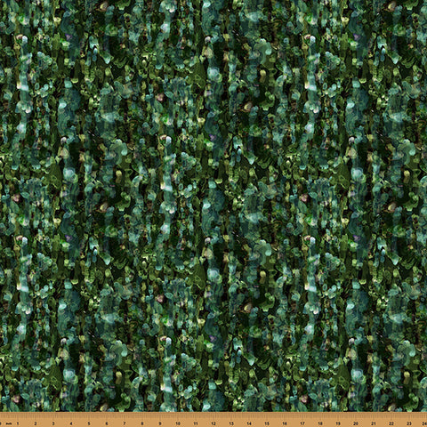 Hoffman Spectrum Print Rise & Cast Y5838 31 Emerald Lake Grass By The Yard