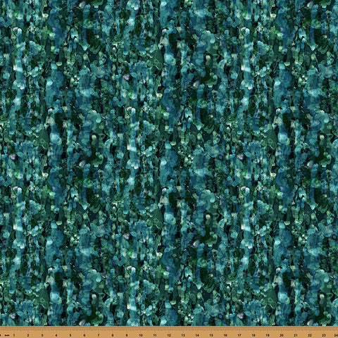 Hoffman Spectrum Print Rise & Cast Y5838 577 Bayou Lake Grass By The Yard