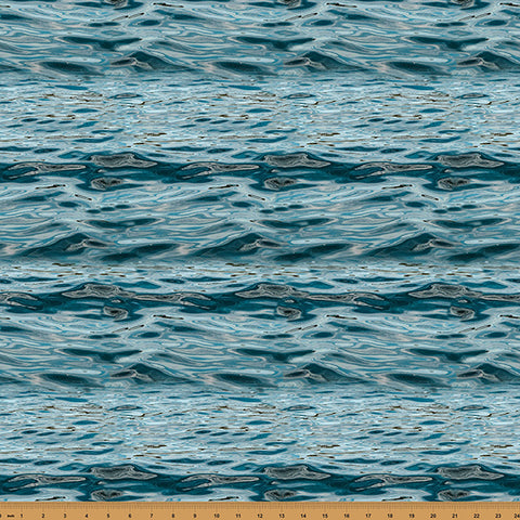 Hoffman Spectrum Print Rise & Cast Y5839 203 H2O Water By The Yard