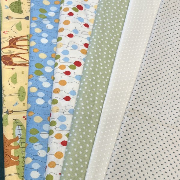 Matt's Mystery Bundles -  5.742 yards - Animal Park Fun & Dots- Assorted Remnants