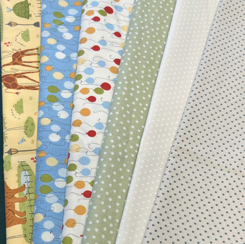 Matt's Mystery Bundles -  5.742 yards - Animal Park Fun & Dots- Assorted Remnants