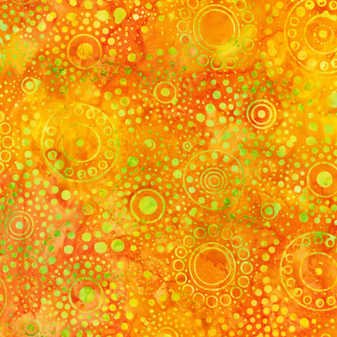 Kaufman Artisan Batiks Dotted 22656 134 Citrus By The Yard