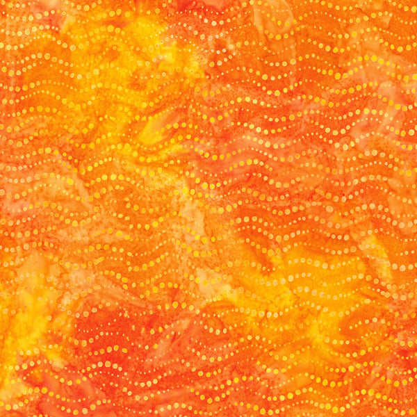 Kaufman Artisan Batiks Dotted 22659 151 Carrot By The Yard