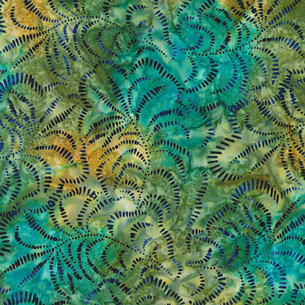 Kaufman Artisan Batiks Jungle Dreams 22613 73 Lake By The Yard