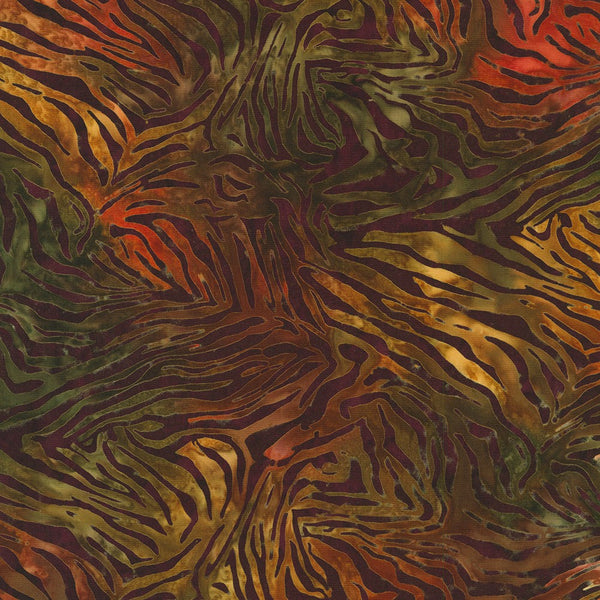 Kaufman Artisan Batiks Jungle Dreams 22614 222 Redwood By The Yard