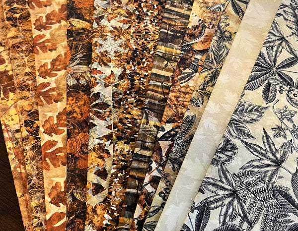 Matt's Mystery Bundles - 3.654 yards - Autumn Elegance - Assorted Remnants