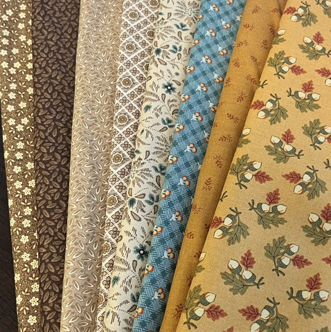 Matt's Mystery Bundles - 6.09 yards - Autumn Woods #2 - Assorted Remnants