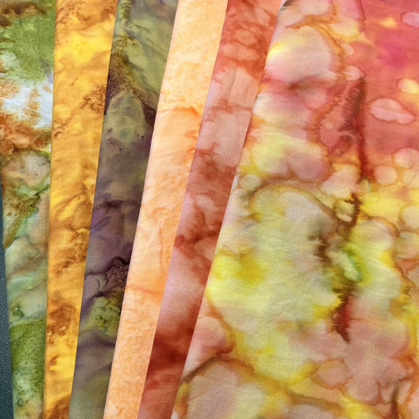 Matt's Mystery Bundles -  4.59 yards - Batiks #10 - Remnants