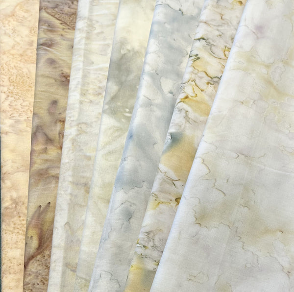 Matt's Mystery Bundles -  5.4 yards - Batiks #8 - Assorted Remnants