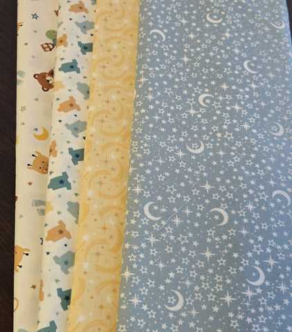 Matt's Mystery Bundles -  3.48 yards - Baby Boy - Assorted Remnants