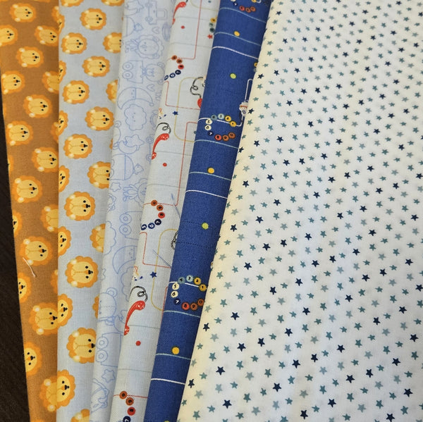 Matt's Mystery Bundles - 4.872 yards - Baby Boy - Assorted Remnants