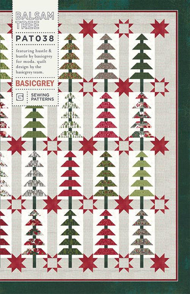 BALSAM TREE - BASICGREY Quilt Pattern 038 DIGITAL DOWNLOAD