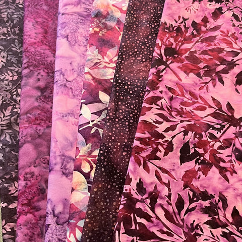 Matt's Mystery Bundles -  5.4 yards - Batiks #10 - Assorted Remnants