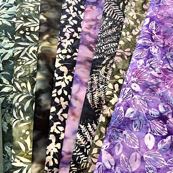 Matt's Mystery Bundles - 5.94 yards - Batiks #51 -Assorted Remnants