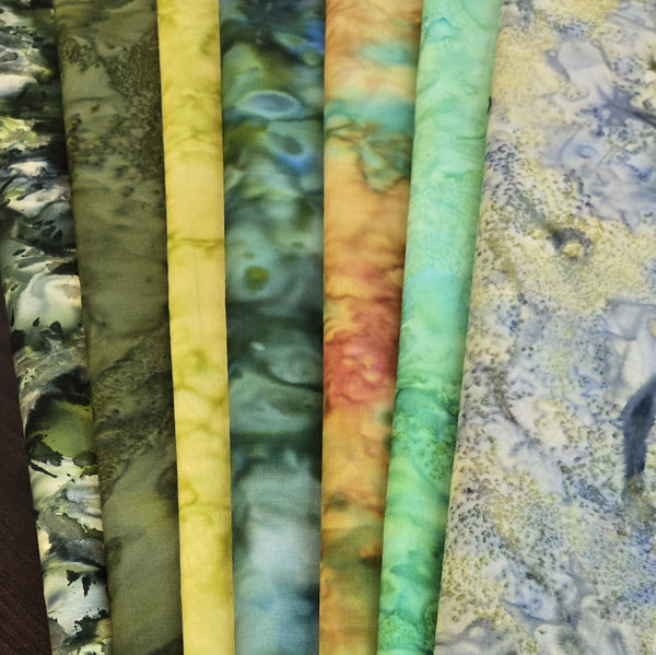 Matt's Mystery Bundles -  4.59 yards - Batiks #66 - Remnants