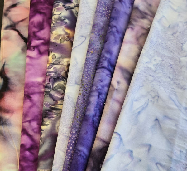 Matt's Mystery Bundles - 4.32 yards - Batiks #68 - Assorted Remnants