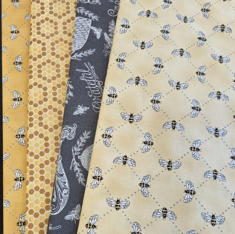Matt's Mystery Bundles -  4.002 yards - Bee's - Assorted Remnants