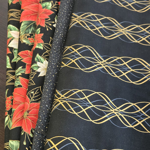 Matt's Mystery Bundles -  4.176 yards  - Blooming Holidays #2- Assorted Remnants