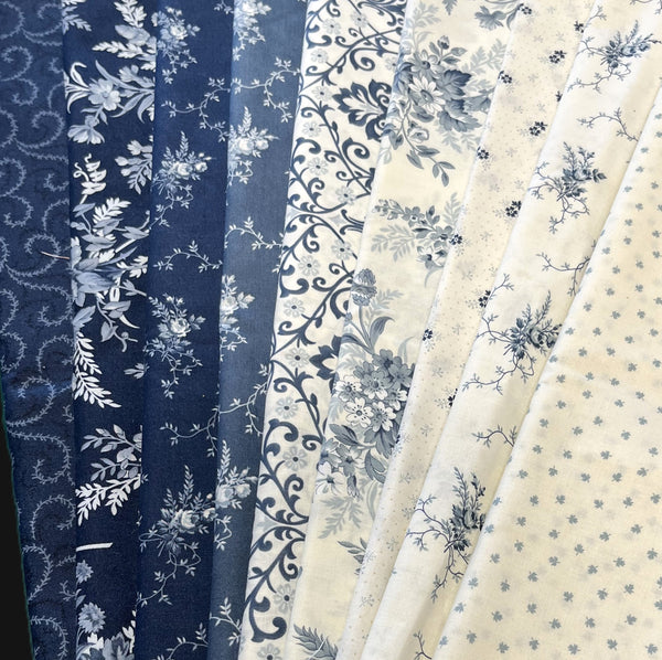 Matt's Mystery Bundles - 4.698 yards - Breathtaking Blues - Assorted Remnants