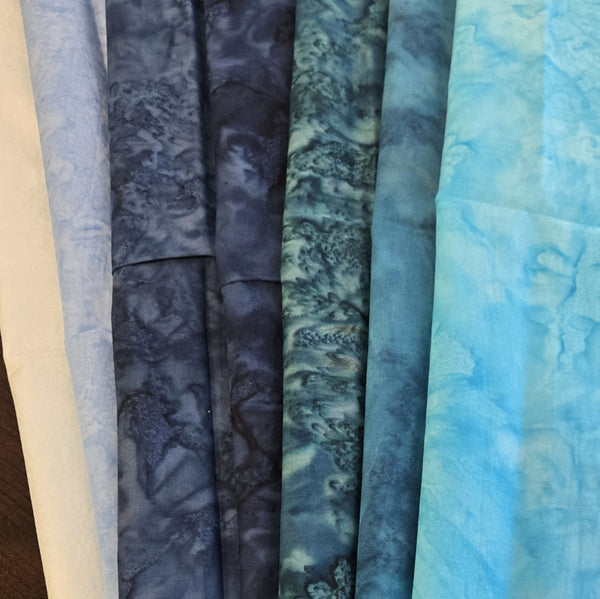 Matt's Mystery Bundles - 4.32 yards - Bright Batiks #1 - Assorted Remnants