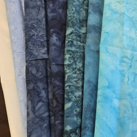 Matt's Mystery Bundles - 4.32 yards - Bright Batiks #1 - Assorted Remnants