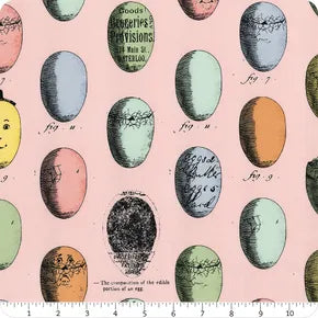 Riley Blake Egg Hunt C17151 Pink Egg Study By The Yard