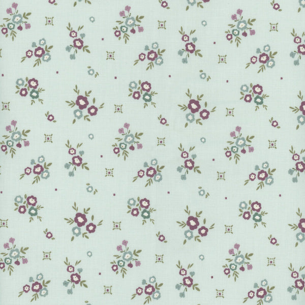 Riley Blake Renew C17281 Bleached Denim Floral By The Yard
