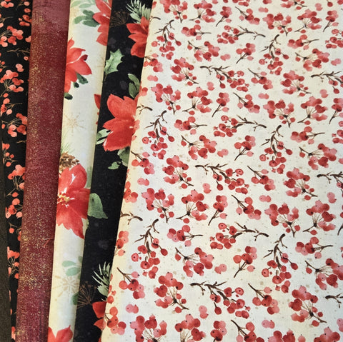 Matt's Mystery Bundles - 2.958 yards - Cardinal Celebration #10 - Assorted Remnants