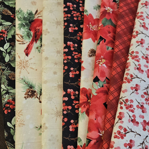 Matt's Mystery Bundles - 4.698 yards - Cardinal Celebration #1 - Assorted Remnants