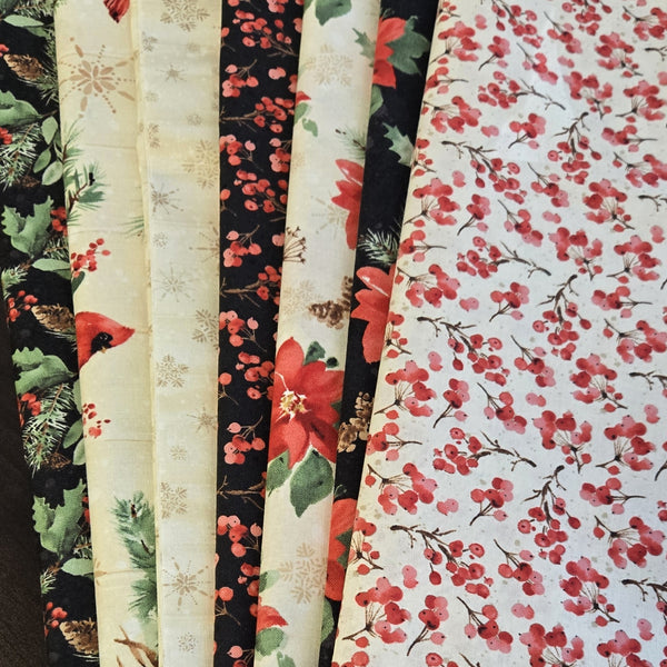 Matt's Mystery Bundles -  4.002 yards - Cardinal Celebration #6- Assorted Remnants