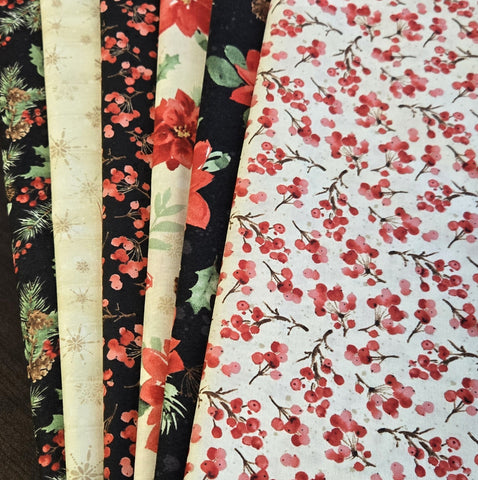 Matt's Mystery Bundles - 3.654 yards - Cardinal Celebration #8- Assorted Remnants
