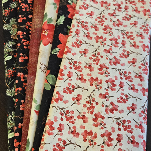 Matt's Mystery Bundles -  3.132 yards - Cardinal Celebration #11- Assorted Remnants