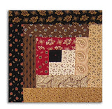 Andover Pre-Cut 12 Block Log Cabin Quilt Kit - Carolina -