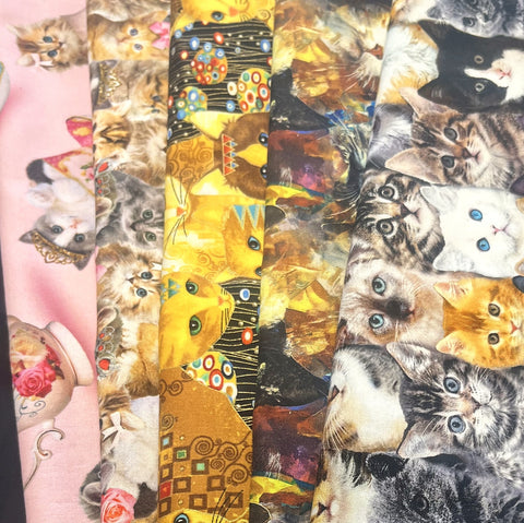 Matt's Mystery Bundles -  3.306 yards - Cats #6 - Assorted Remnants