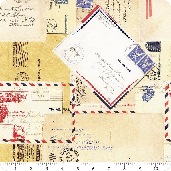 Riley Blake Sew America CD17346 Parchment Posts By The Yard