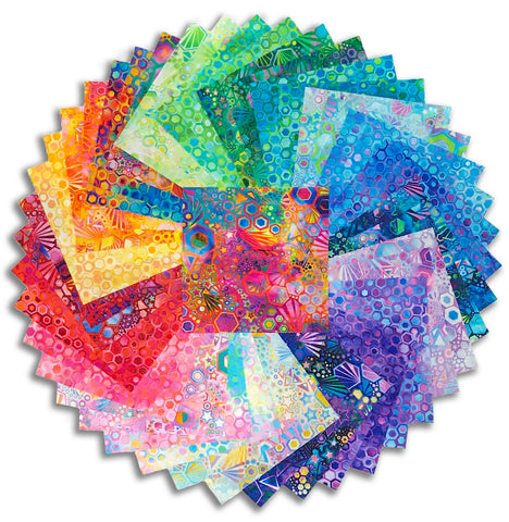 Matt's Pre-Cut Kaufman 44 Piece 5" Charm Squares - Phantasma