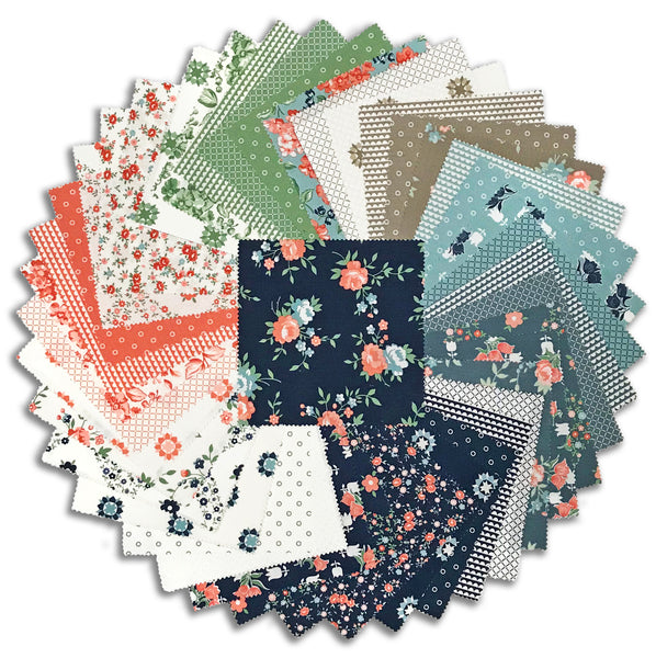 Moda - Pre-Cut 42 Piece 5" Charm Squares - Rosemary Cottage