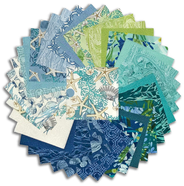 Moda - Pre-Cut 42 Piece 5" Charm Squares - Serena Shores