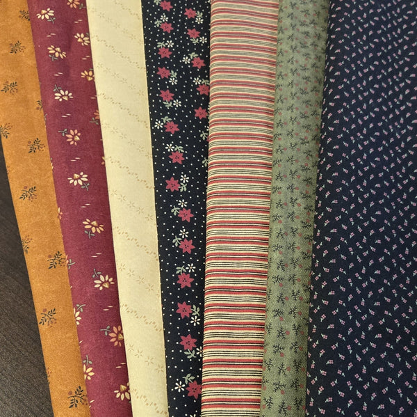 Matt's Mystery Bundles -  4.524 yards - Civil War #1 -Assorted Remnants