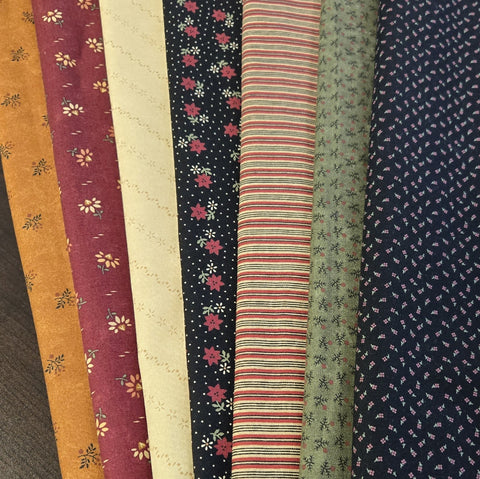 Matt's Mystery Bundles -  4.524 yards - Civil War #1 -Assorted Remnants