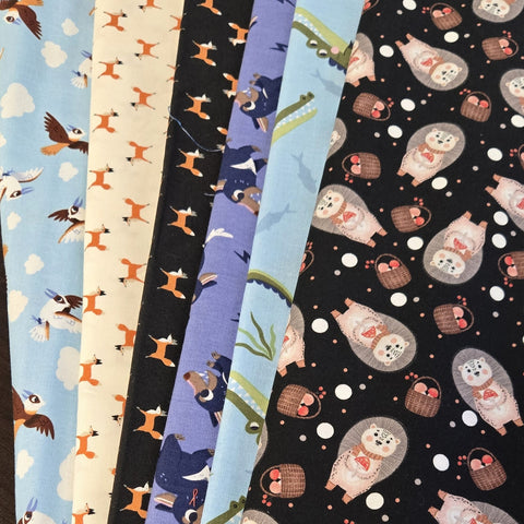 Matt's Mystery Bundles -  5.046 yards - Creatures- Assorted Remnants