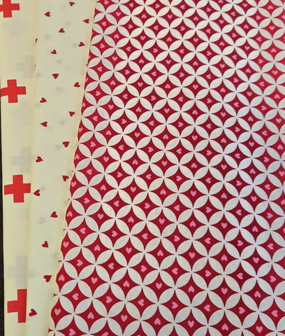 Matt's Mystery Bundles - 2.958 yards - Cross My Heart - Assorted Remnants