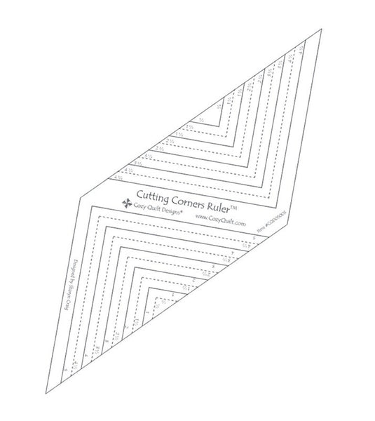 Cutting Corners Ruler - Cozy Quilt Designs – Jordan Fabrics