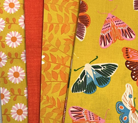 Matt's Mystery Bundles -  3.48 yards - Daisies- Assorted Remnants
