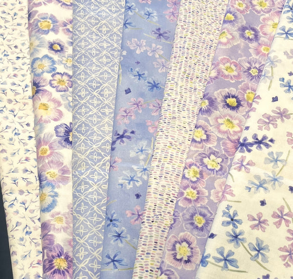 Matt's Mystery Bundles - 5.568 yards - Delphinium #4- Assorted Remnants