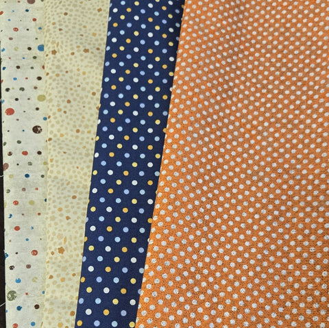 Matt's Mystery Bundles -  3.654 yards - Dots- Assorted Remnants