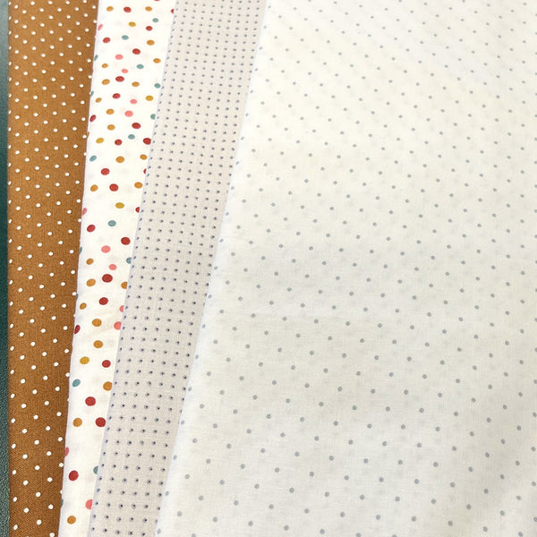 Matt's Mystery Bundles -  3.828 yards - Dots #2 - Assorted Remnants