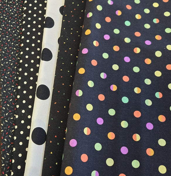 Matt's Mystery Bundles - 4.35 yards - Dots & Confetti - Assorted Remnants